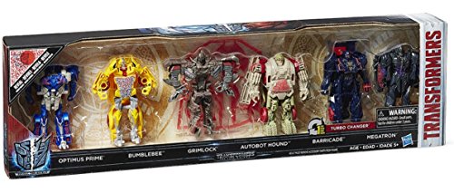 Image of Transformers The Last Knight 1-Step Turbo Changer 6 Pack Action Figure Set