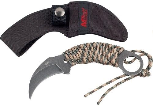 Mtech MT670 Hawk Cord Wrap Karambit Knife