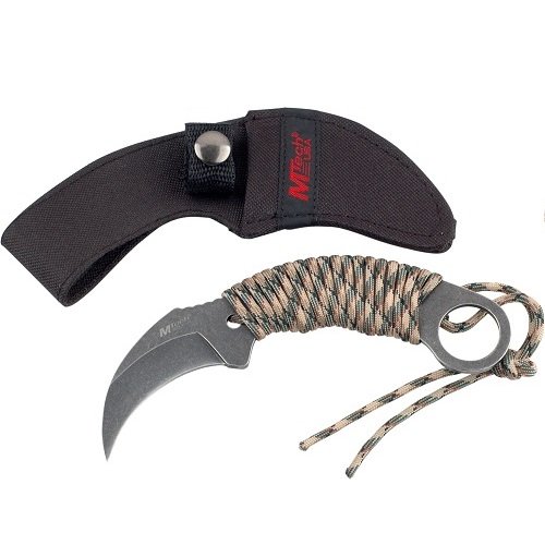 Mtech MT670 Hawk Cord Wrap Karambit Knife