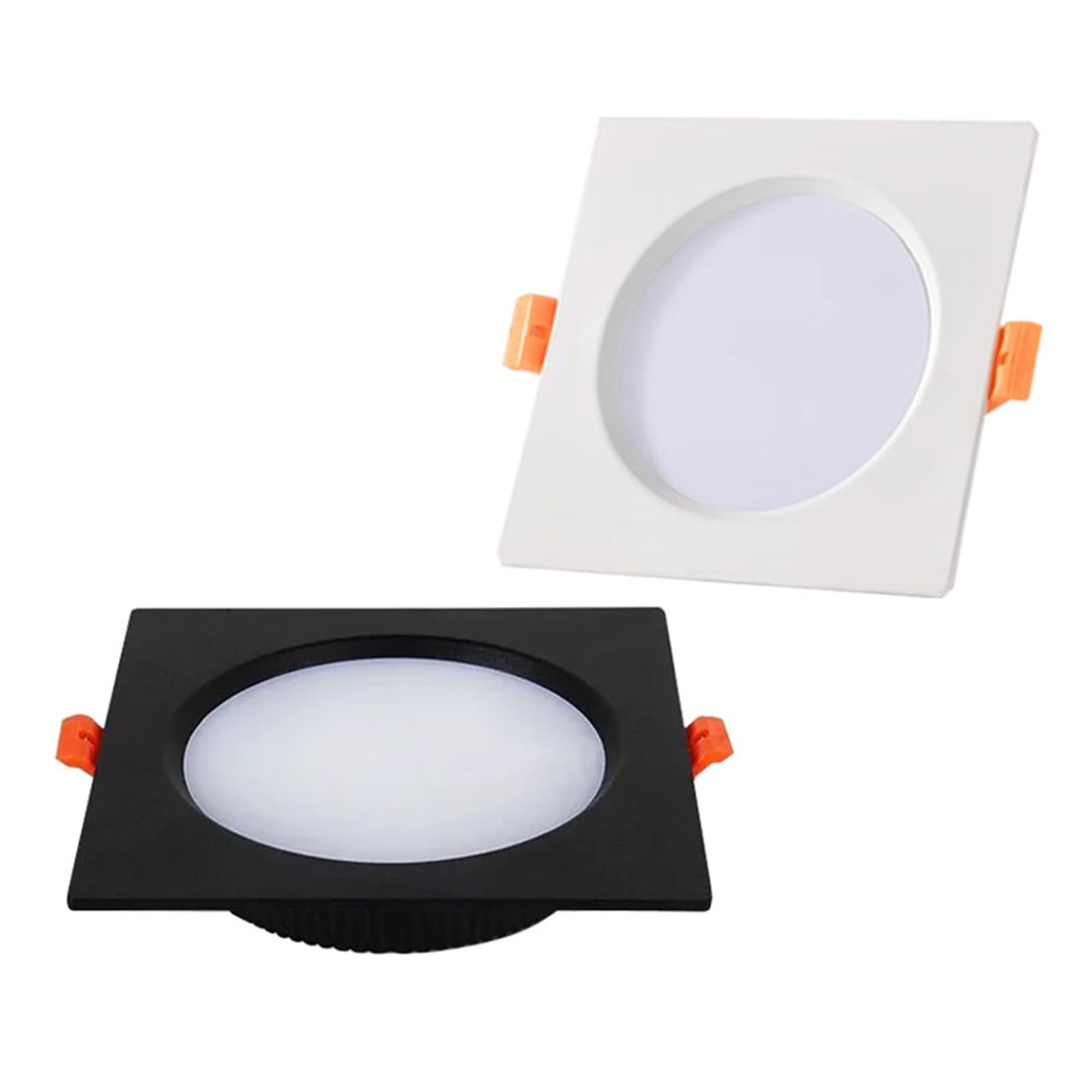 Generico Faretto da incasso a pannello LED a quadrato ultrasottile soffitto 3W 5W 7W 9W 12W 15W 18W
