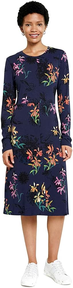 Desigual Women's Woman Knit Dress Long Sleeve