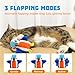 CKFPS Interactive Penguin Cat Toy – Rechargeable Flapping Wings Kitten Toy with Catnip, Automatic Beating Wings, Funny Indoor Play Alone Toy for Cats