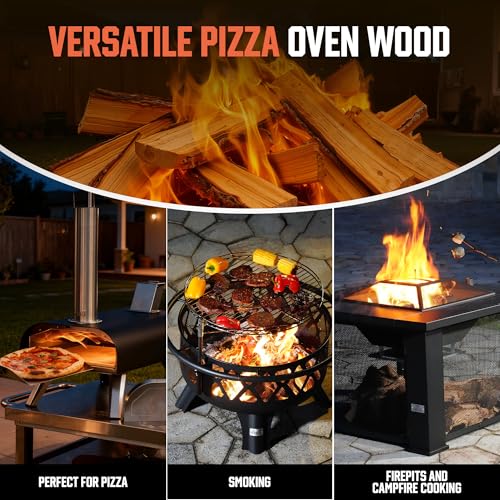 BIG HORN OUTDOORS Pizza Oven Wood, 4.5 Inch Mini Logs Kiln-Dried Oak Firewood for Big Horn, Ooni, Gozney, Solo Stove, and Other Wood-Fired Pizza Ovens, Smoker and Fire Pits, Approx. 10lbs by BIG HORN - Used condition - Image 6