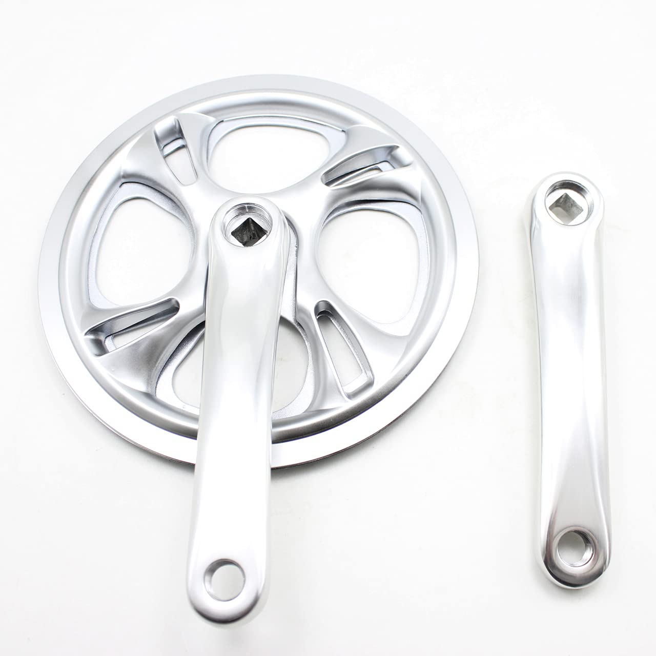 Guarnitura Bici 48T Bici elettrica CrankSet 152mm Ruota dentata a Ruota dentata Plate Pieghevole Pieghevole Bicicletta Elettrica Bicycle Gear Plate Set Guarnitura MTB