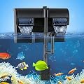 TARARIUM Aquarium Power Filter w/Surface Skimmer for 20-55 gal. Saltwater & Freshwater Fish Tank Hang on Back Filter 158GPH Double Waterfall Suspension Oxygen 4-Stage Filtration System