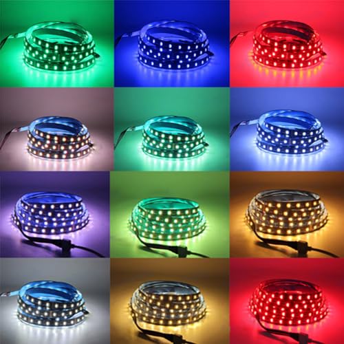 Tira LED RGBWW 5m 60 LEDs/m Multicolor IP30 DC12V miniatura 5