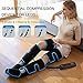 CINCOM Leg Massager with Heat and Compression, Air Compression Leg Massager for Circulation and Pain Relief Muscles Relaxation Gifts FSA - HSA
