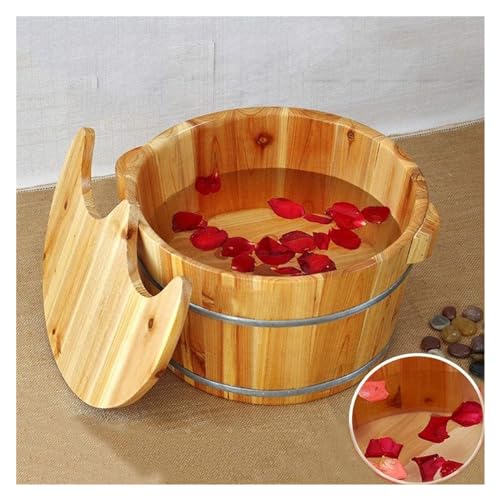 Tina de Madera para Pies Spa de Madera Maciza miniatura 4