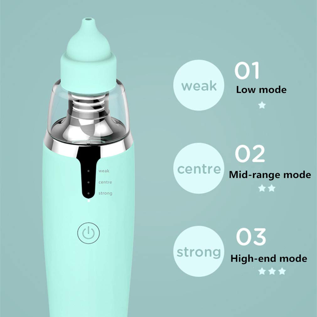 Elettrico Aspiratore Nasale, Aspiratore Nasale Newborn USB Naso Ricaricabile Cleaner, Clear Stuffy Noses Velocemente E Delicatamente, per Neonati Neonati E nei Bambini