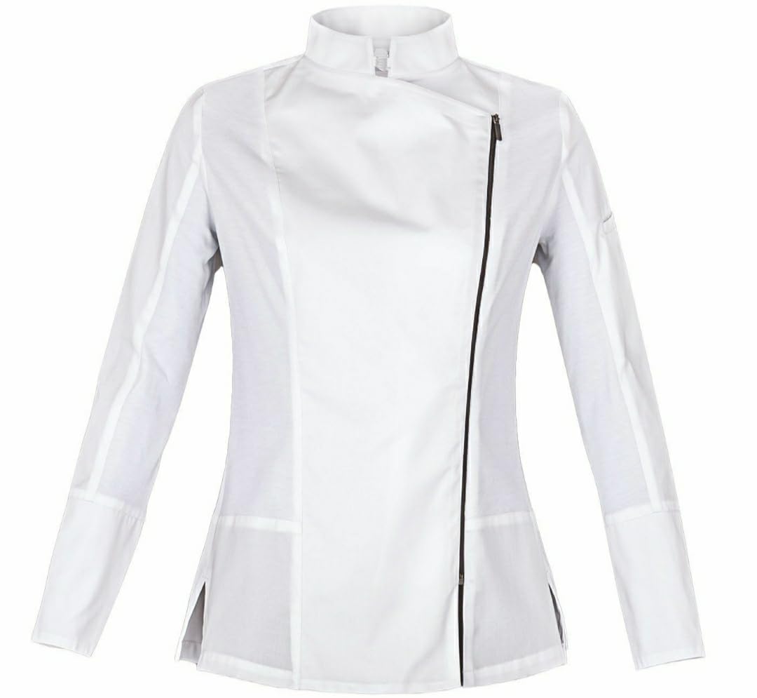 MixStuff Women's White Full Sleeves Medium Chef Coat's (Chef Jacket)-picture-50