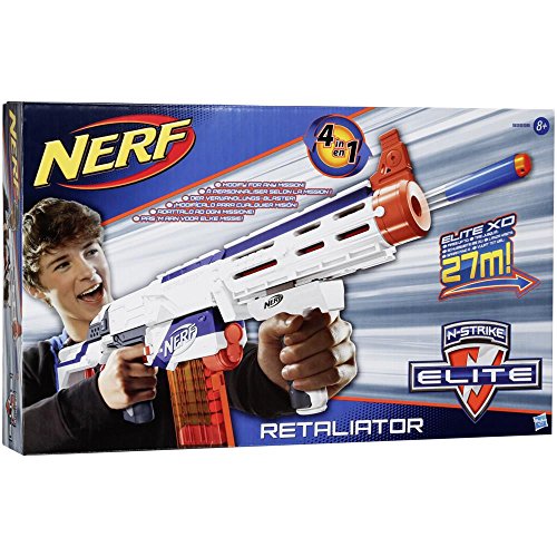 Hasbro Nerf - Retaliator Arma con Caricatore Rimovibile, Imballaggio Standard