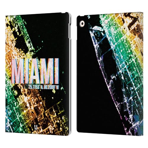 Étui en cuir iPad 10.2 haut de gamme Miami Head Case Designs