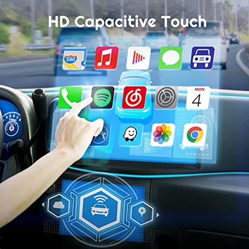 Double Din Car Stereo 2023 Upgraded 5.3 Bluetooth With Voice Control/Backup Camera- 7’’ Hd Lcd Touch Screen Audio Receivers, Subwoofer, Apple Carplay & Android Auto Radio Mp5 Player, Mirro Link, Swc #TOP1