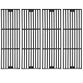 Leship Grill Grates Replace for Chargriller 5050 3001 2121 3008 3030 3725 4000 5252, King Griller 3008 5252 and Others, Set of 4 Cast Iron Grill Cooking Grid Grates (19 3/4" x 6 3/4" Each)