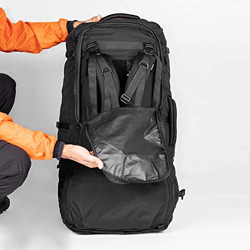 Mochilão Journey 70+17L - Com Rain Cover Curtlo Unissex U Preto