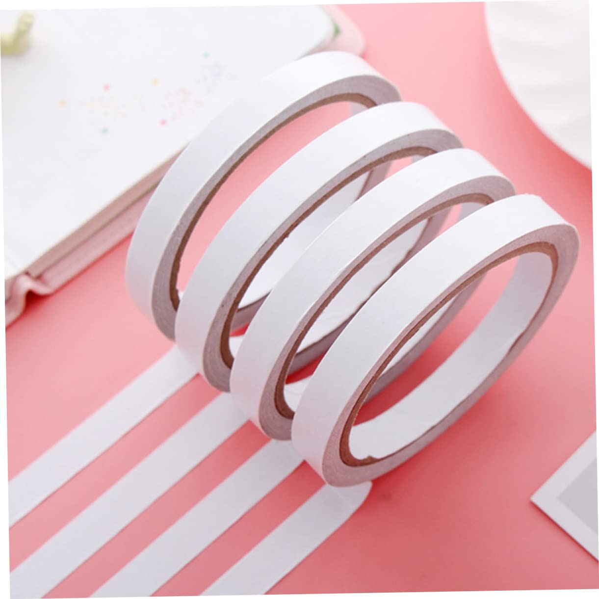 HOMSFOU 3 Sätze Doppelseitiges Klebeband Haftend Transparent Für Büro Basteln Vielseitig Einsetzbar Selbstklebend Einfache Anwendung 9 Rollen * 3