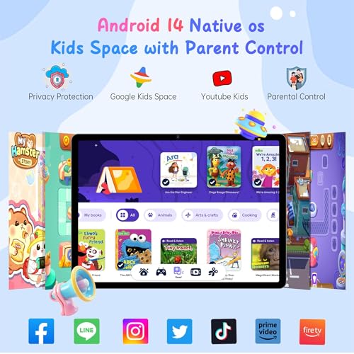 Image of HAOVM Tablet 10 inch, 4G SIM Unlocked, Android 15 Tablet with SIM Card Slot, IPS Touch Screen, 2.0GHz Fast Processor,3GB+32GB+TF Expand,2.4G /5GHz WiFi,5000mAh, GPS, Purple case