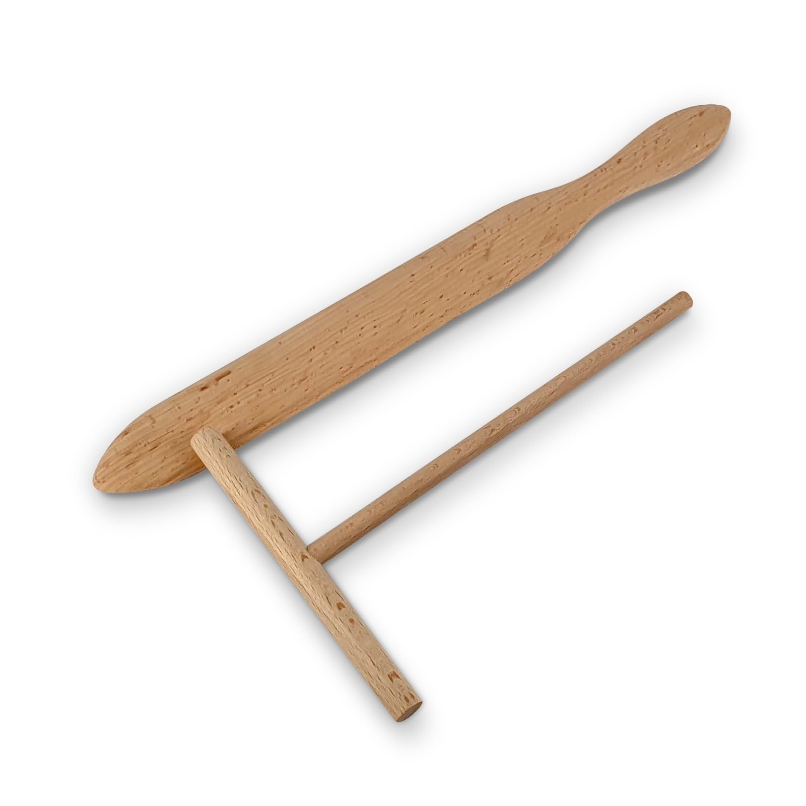 Silk Route Home - Sartén de hierro fundido para crepes y tortitas de 25 cm, plancha antiadherente con esparcidor y espátula, sartén presazonada duradera para crepes, tortitas, tortillas y más