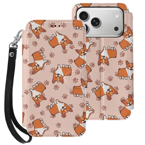 iphone 17用 ケース 犬柄 手帳型 と互換性のある カード収納 いphone17用 カバー 手帳型 Puレザー 横置きスタンド機能 折りたたみ スマホケース スタンド付き アイフォン 17用 ケース 内蔵マグネット 開閉式 財布型 軽量 薄型 耐衝