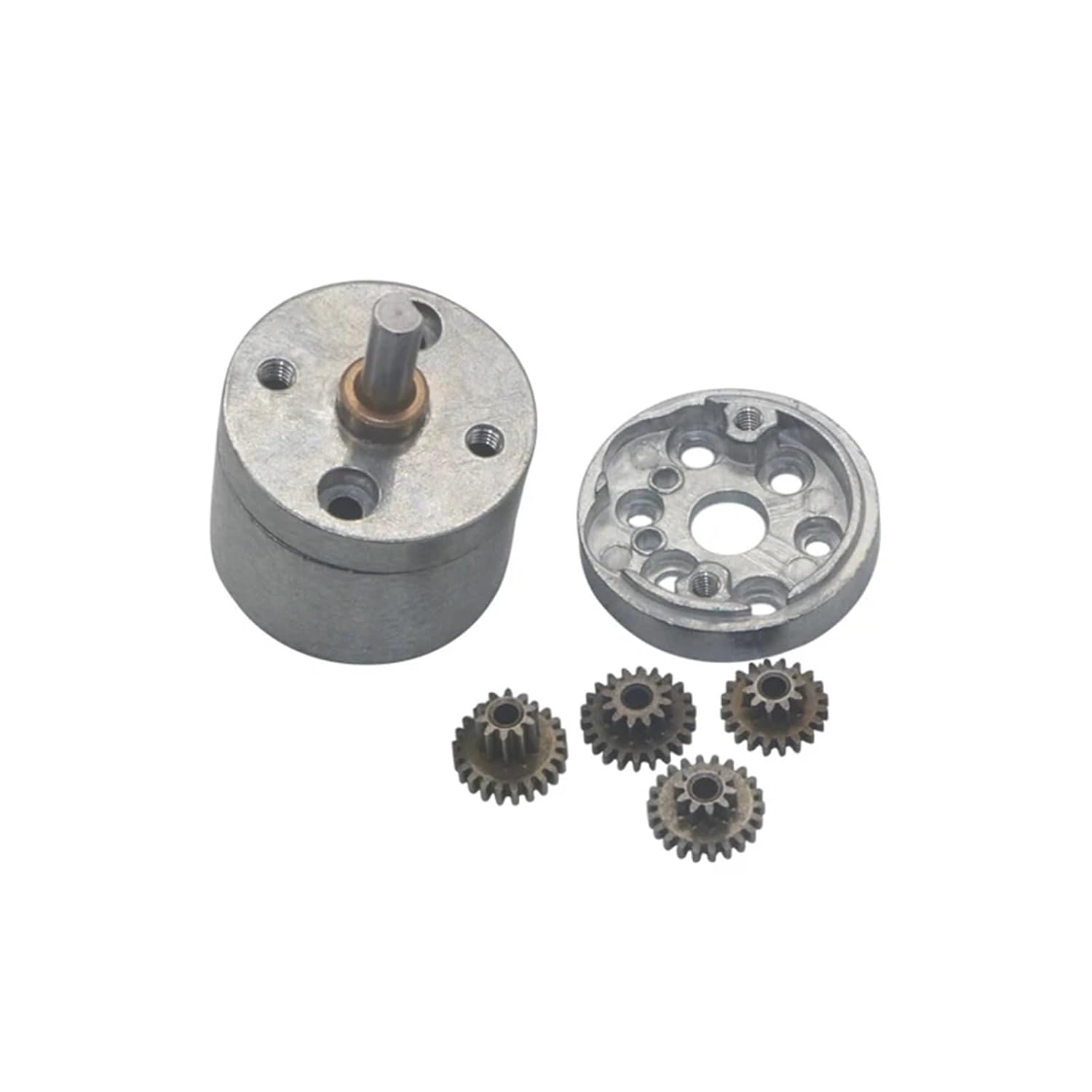 25mm Reduction Gearbox Gear Motor 2.0MM for 300 310 2418 370 371 DC 1Pcs(1 to 4.4,Output Shaft L10mm)