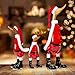 Produktbild DomDeco Handgefertigte Deko-Figur Ente Weihnachtsman aus Holz, ca 33cm