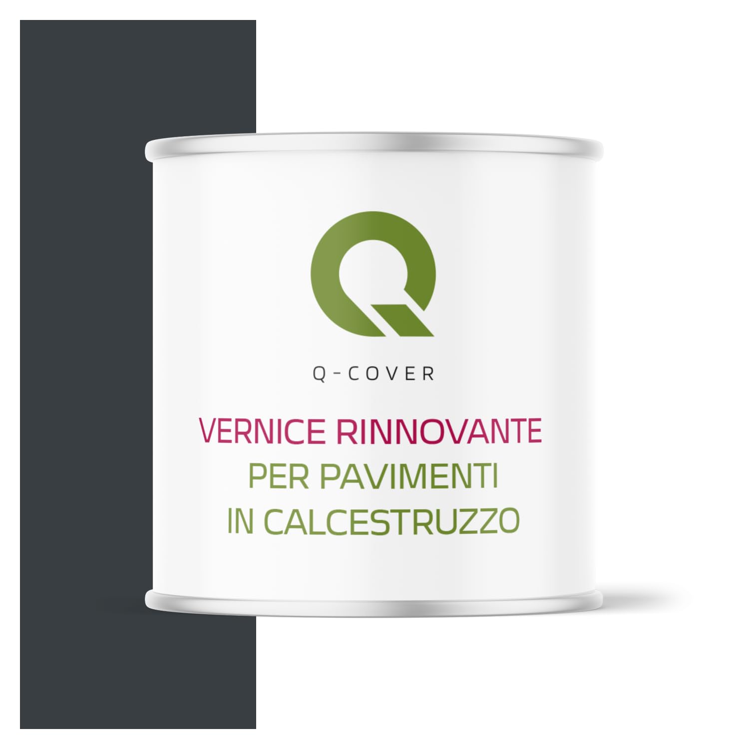 Vernice di ristrutturazione per pavimenti 2,5 L Lucido - Anthrazitgrau RAL 7016 - Smalto per rinnovare pavimenti e scale in calcestruzzo, resistente all'abrasione, a base d'acqua, per interni