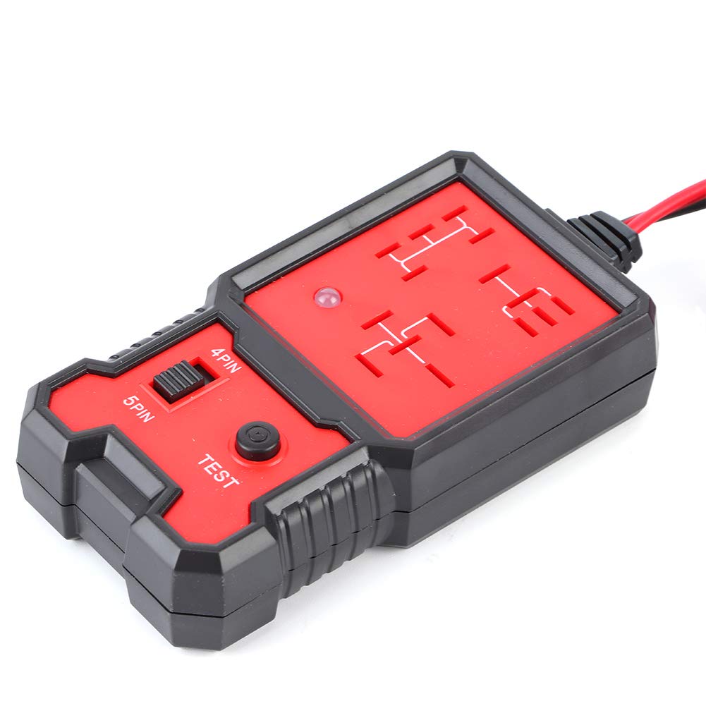 Tester przekaźników samochodowych-elektroniczny Tester przekaźników 12V profesjonalne narzędzie do sprawdzania akumulatora samochodowego ABS automatyczne narzędzie diagnostyczne