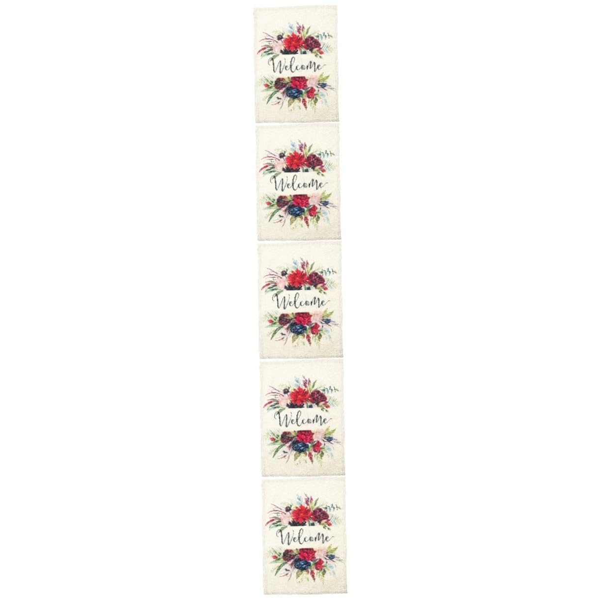 Drapeaux de jardin fleuris extérieurs Mipcase pour décoration de pelouse