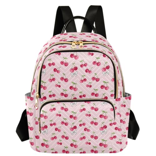Mochila de moda Sweet Cherry S ligera para evitar dolores de espalda en tu viaje casual