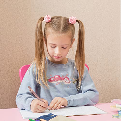 Labuk 10Pcs Rose Gold Ballpoint Pen Set, Liquid Sand Glitter Pen Metal Slim Crystal Diamond Crown Pen, Black Ink For Women Office School Gifts Wedding Party Supplies #TOP3