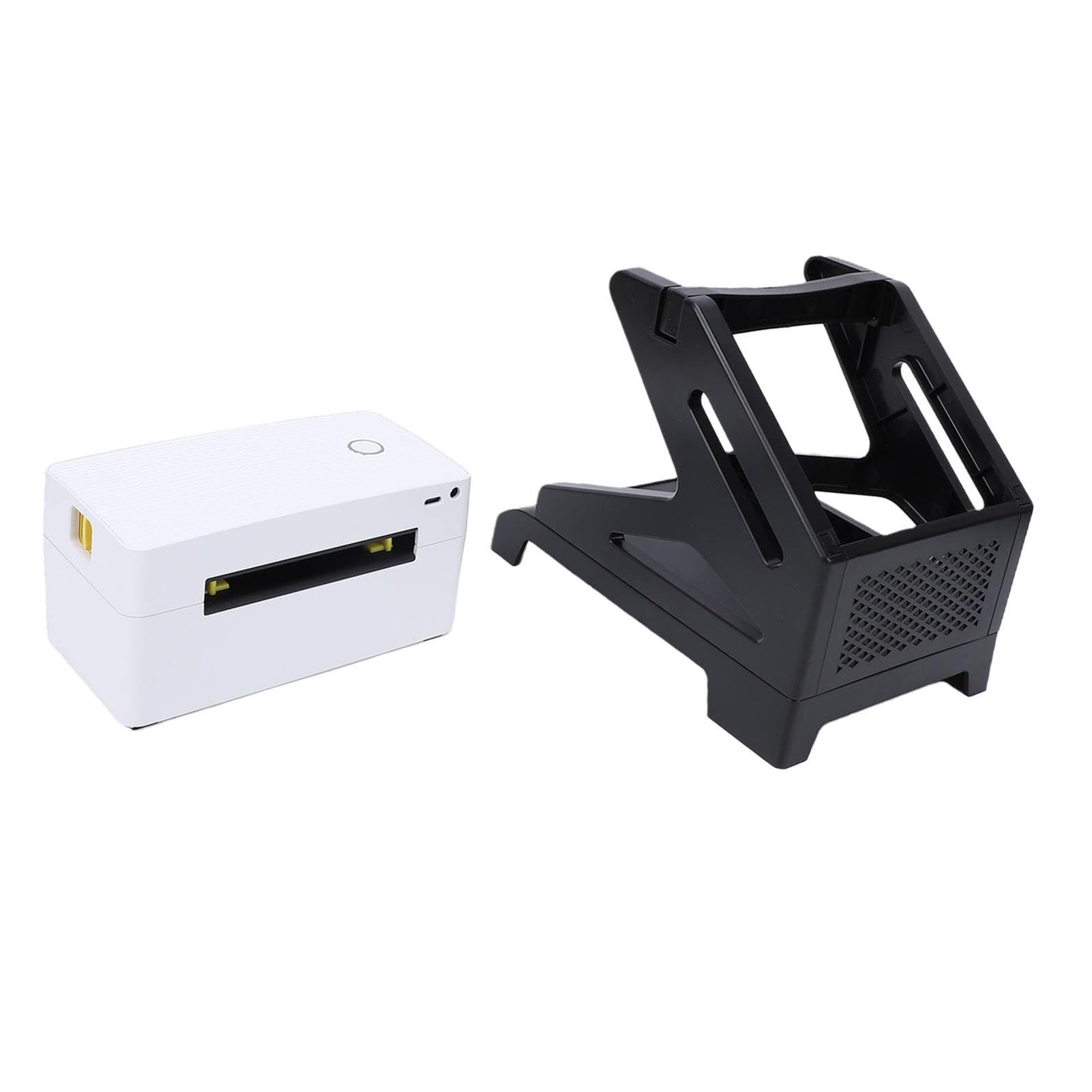 Jectse Stampante per Etichette Bluetooth Etichettatrice Termica per Spedizione da 150 Mm/s 203 DPI con Rilevamento Automatico della Carta per Etichette di Spedizione per Piccole (Spina europea)