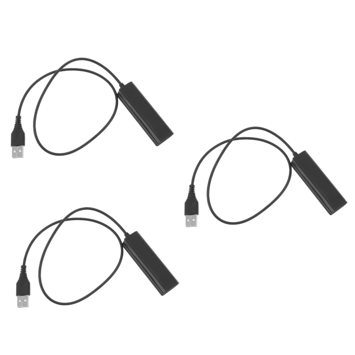 3stücke Female Headset Jack Zu Male USB Stereo Telefonadapterkabel Zu USB Für Headsets Leicht Und Tragbar Für Pc Und Laptop
