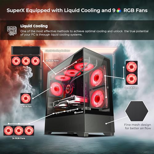 HAJAAN Gaming PC (AMD Ryzen 7 7700 up to 5.3GHz, GeForce RTX 5070 12GB GDDR7, 64GB DDR5, 2TB NVMe SSD, WiFi Ready, Windows 11 Pro) - Image 5