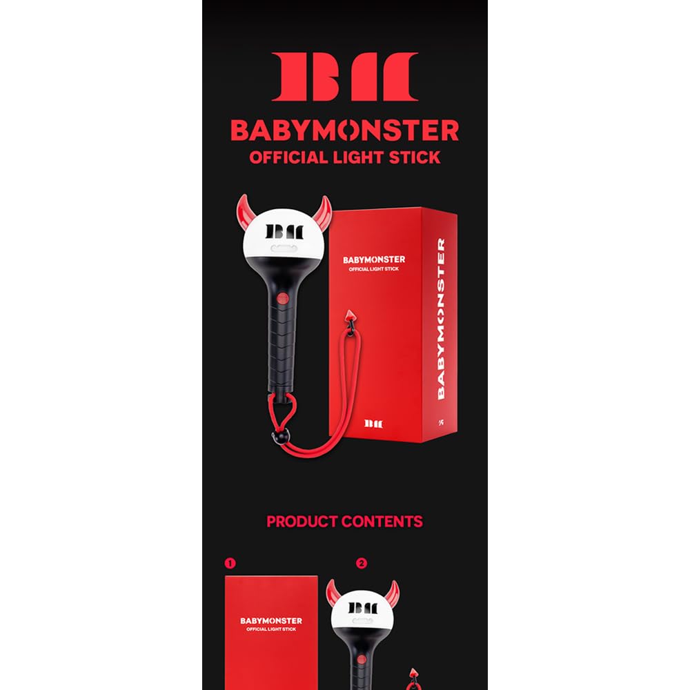 Amazon.co.jp : [+YG Official POB] BABYMONSTER OFFICIAL LIGHT STICK