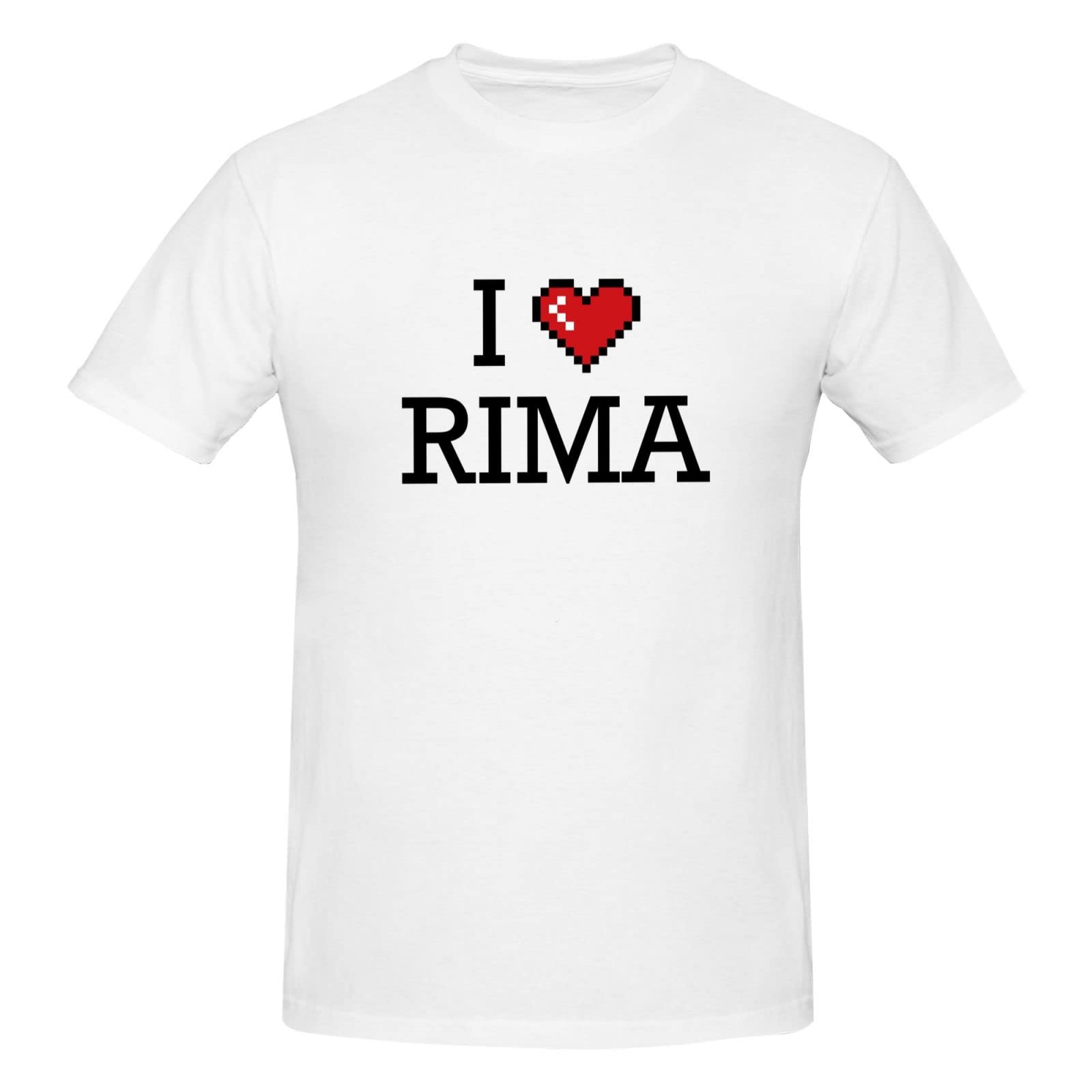 Funny Shirt I Love Rima T Shirt Funny T-Shirt (Color : Colour
