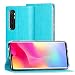 Produktbild Feitenn Xiaomi Note 10 Lite Hülle, Mi Note 10 Lite Hülle, Folio Slim Cover Stand One Card Slots Bumper Magnetic PU Leder Clear TPU Gummi Stoßfest Shell Skin für Xiaomi Note 10 Lite 6,47 Zoll - Blau