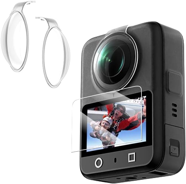 Protector de pantalla+protector de lente para DJI OSMO 360, protector de lente de cámara antiarañazos PC cubierta de lente para OSMO 360 Accesorios