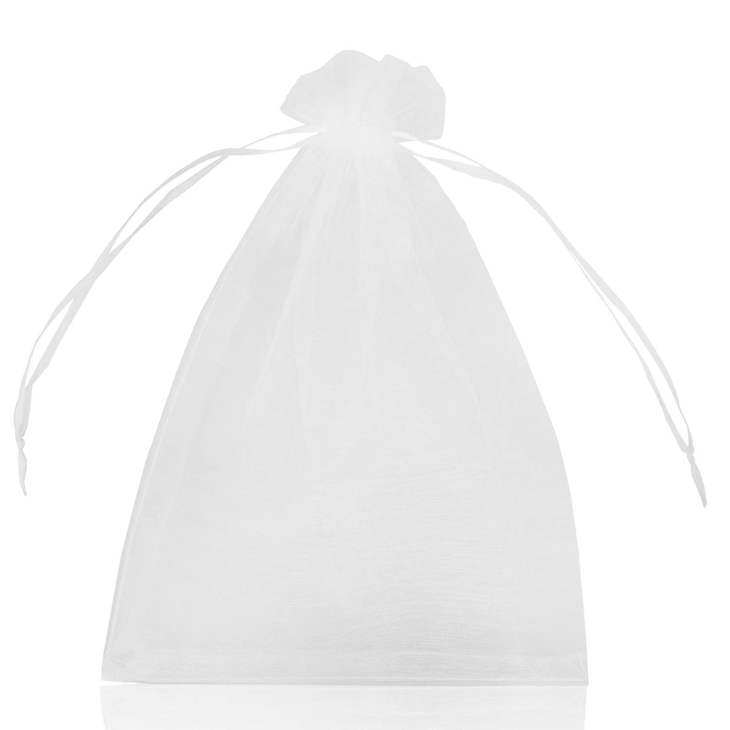 SXUUXB 100 Pezzi Sacchetti Regalo Organza 25x35cm (9.8x13.7 Pollici