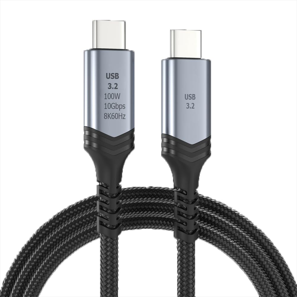 1Goal USB 3.2 Gen 2x 10Gbps USB C to USB C Cable Short 1M, PD 100W(20V/5A) Fast Charging USB C 8K Video High Speed Data Transfer Cord Compatibile with Mac-book, Display Monitor.(1m) (B0CT5HG7DZ) Amazon Price History, Amazon Price Tracker