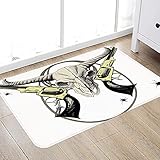 Rutschfester Grundstoff: Die Badedecke besteht aus einem rutschfesten Grundstoff, der viel stärker und für den Langzeitgebrauch geeignet ist. Stellen Sie vor dem Verlegen des Bodens sicher, dass der Boden trocken ist, da das Wasser unter dem Teppich dazu führen kann, dass der Boden rutscht.