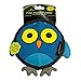 Hyper Pet Firehose Flyers Owl Durable Squeaky Dog Toy Grey 7.5 x 1.2 x 8.2 inches