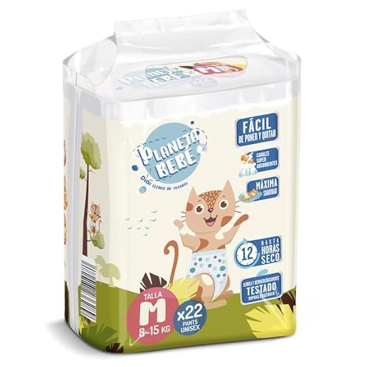 DIA PLANETA BEBE pañales 8-15 kgs talla M paquete 22 uds