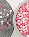 GOGOSO Ball Pit Balls for Toddlers Dogs Baby, 2.2 Inch Pastel Play Ball Toys Kid Ballpit, Bounse House, Birthday, Tent, Party,100 pcs, Pink Gold