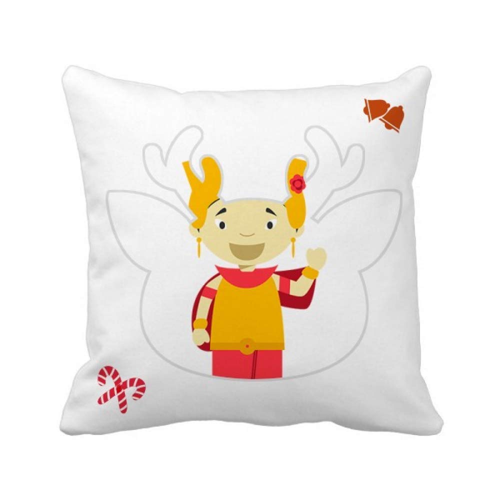 Housse de coussin chapeau jaune pour une ambiance de voyage salon
