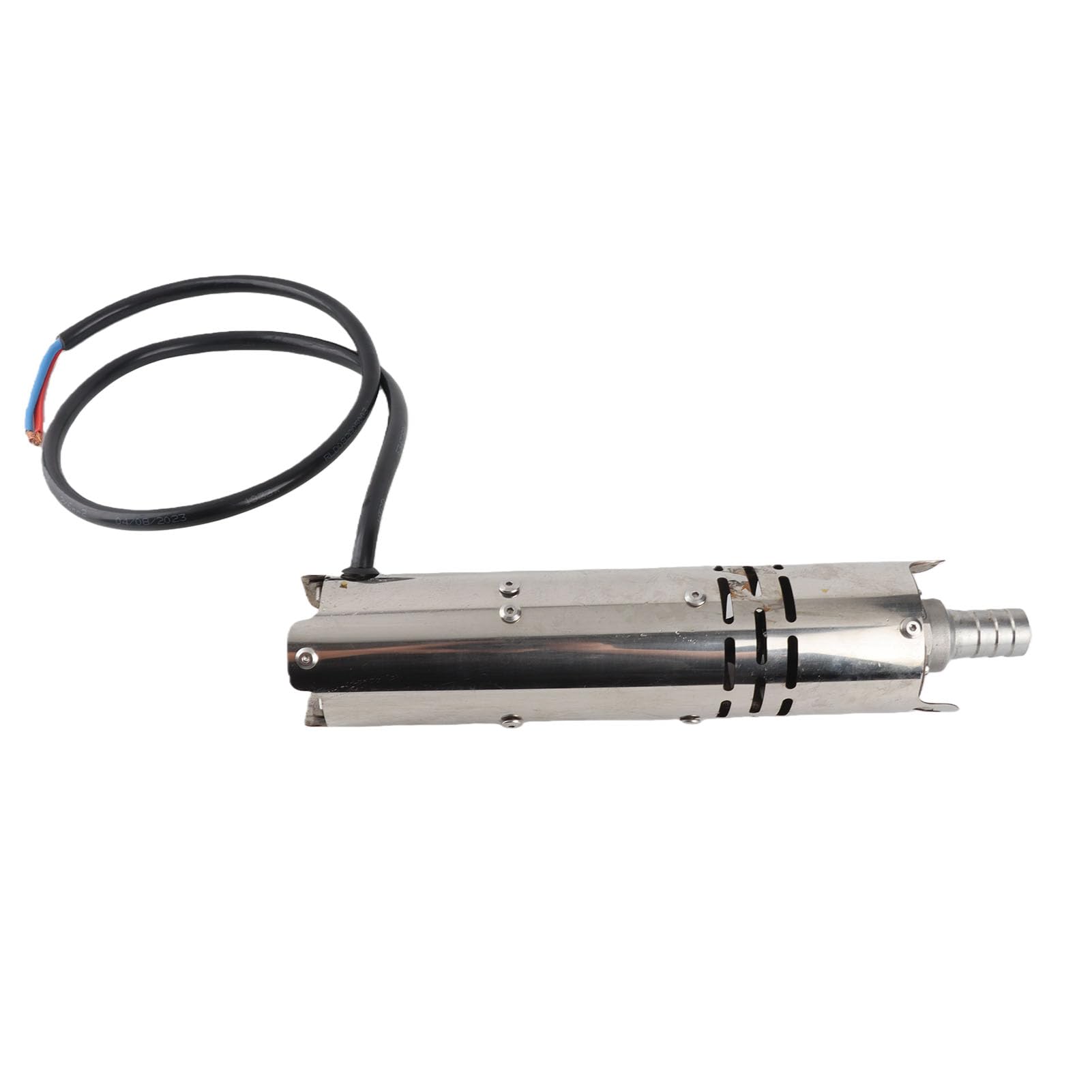Cocoarm Bomba Sumergible Bomba de Agua sin Escobillas CC de Acero Inoxidable 12 V 240 W MPPT Incorporado Amplio Voltaje 10 V a 22 H Elevación de 20 M para Estanque de Pozo de Riego Solar (S122T-30)