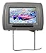 New Rockville RDP931-GR 9” Gray Car DVD/USB/HDMI Headrest Monitors+Video Games