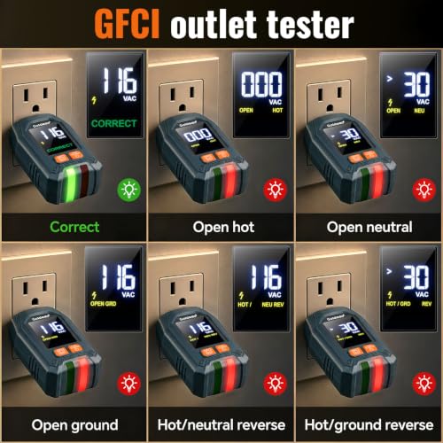 Image of Goldeep CBF05 Circuit Breaker Finder with GFCI Tester-Vitality Orange