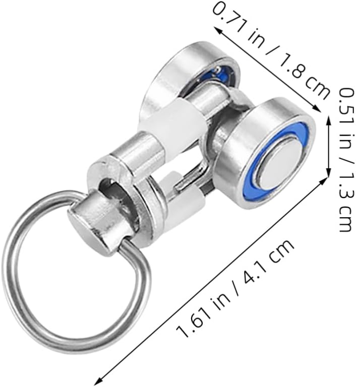 Cabilock Curtain Track Rollers 12pcs Ceiling Curtain Track Hooks Curtain Rail Sliding Pulley Runners Drapery Rail Gliders Universal for Curtains