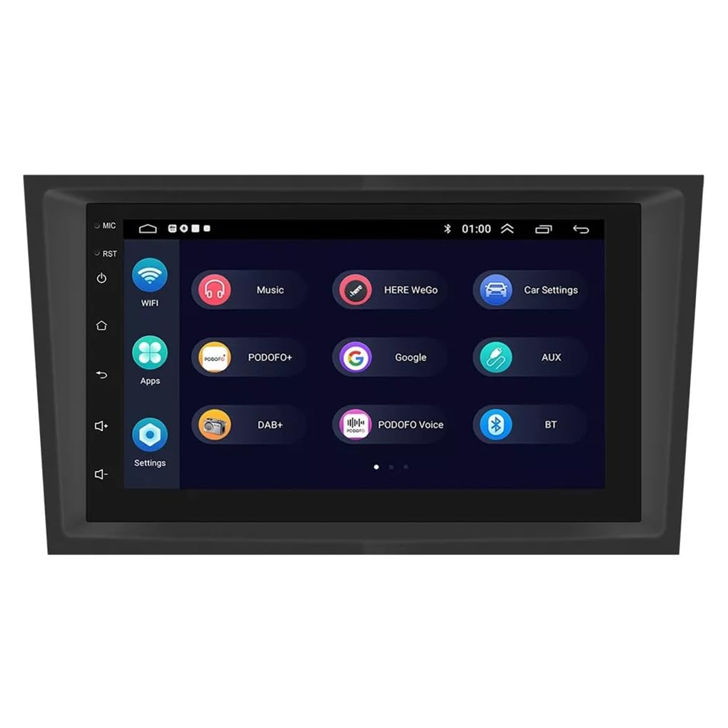Transmisor FM Radio para Coche con Pantalla para Llamadas Manos Libres Audio Hi-fi Apagado Memoria estéreo reproducción para Coche, 1+32G