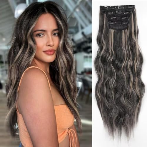Extension cheveux naturel clip bouclé YDDM pour volume